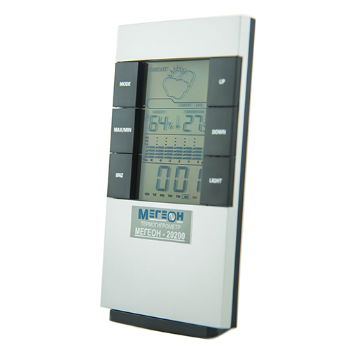 Термогигрометр МЕГЕОН - прибор для измерения влажности в помнии .