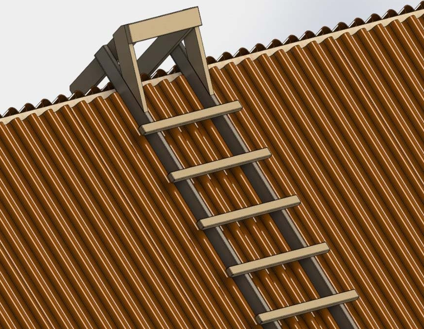 Лестница для крыши своими руками: чертежи и пошаговые видео 1 2 Строительный портал